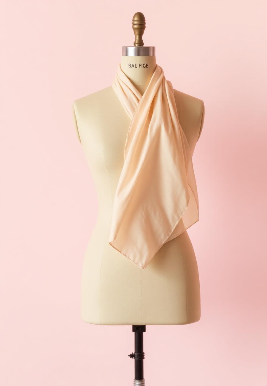 Drapé épinglé sur mannequin